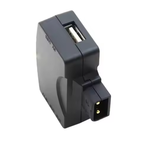 11V-17V D Tap to USB Adapter 5V/1.5A Male to Female Camera Battery Adapter Universal V-Mount Battery