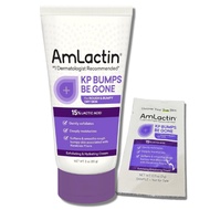 AmLactin KP Bumps Be Gone - Keratosis Pilaris Moisturizing Cream  - Exfoliator and Moisturizer for D