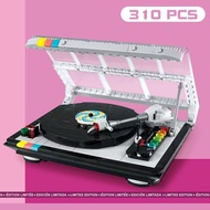 Compatible with Lego 40699 Classic Holiday Retro Record Record Player Boys Girls Educational Buildin