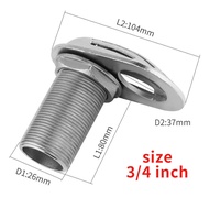 3/4inch 1inch Marine Water Filter Filtering Tool Boat Accessories Stainless Steel Intake Strainer