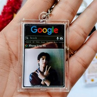 GANTUNGAN CUSTOM Acrylic Keychain BOX G00gle | Keychain Photo | Paper Insert Hook | Souvenirs | Gift