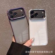 Foreign Trade Applicable iPhone17promax Metal Frame Phone Case Apple 16 Creative Shock-resistant Pro