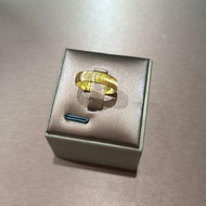 916 / 22k Gold Cat Eye Ring