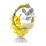新箱識 🌟10月新貨🌟 現貨 Re-Ment POKEMON Decorative Frame Collection / 精靈寶可夢裝飾系列（原盒6款）皮卡超 ＆奇諾栗鼠、阿羅拉九尾、蒼炎刃鬼、君主蛇