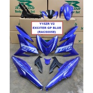 COVERSET Y15ZR V2- EXCITER GP BLUE RAPIDO BODY COVER SET YAMAHA YSUKU Y15 MOTOR ACCESSORIES WARNA BI