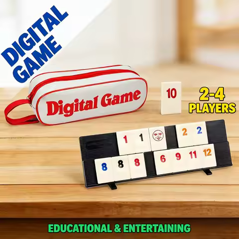 2026 New Best-Selling Toys Travel Rummy Set Rummikub Casual Party Brain Games Table Games Pull Games