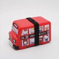 Skater Japan x Sanrio Hello Kitty Bus Shape Duo Lunch Box / Bento Box ~ Kitty Family