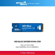 WB Blue SN5000 NVMe Gen4 SSD - 500GB / 1TB / 2TB / 4TB