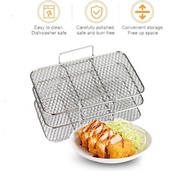 Air fryer NINJA DZ201DZ401Small Air Fryer Accessories Three-Layer Grill Rack Steaming Rack Stainless