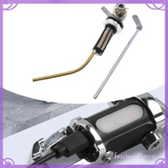 [FenteerbdMY] Quality Motorcycle Valve Petcock Switch Silver Metal Gas Tank Shut Off Accessory for V