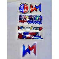 🔥HOT ITEM WM🔥Sticker Limited WM Official Reflective