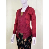 💥KEBAYA SET💥SET KEBAYA NYONYA KUTU BHARU + BATIK PLEATED ☑️KEBAYA NYONYA INDONESIA ☑️ KEBAYA HARGA M