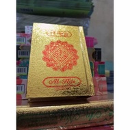 Alquran Cover Emas Saku / Al Quran Emas Mini Al Quran Tajwid Saku Mini