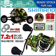 SHIMANO Reel bc Reel Murah Baitcasting Reel Murah 7.2:1 Gear Ratio Casting Reel bc Fishing Reel