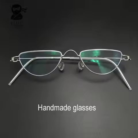 Wizard Albus Dumbledore Reading Glasses Triangle Shaped Anti Blue Prescription Optical Myopia Handma