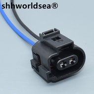 shhworldsea 3.5 series 2 pin Female waterproof automotive electrical wiring auto connector 1J0 973 7