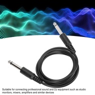 CLEIGHTEENCY 2PCS Guitar Instrument Cable, Flexible 3.3ft 6.35mm To 6.35mm Single-channel, Plug and 