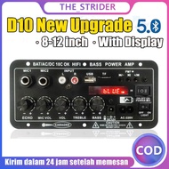【Ready stock】 D10 II 900W Amplifier board digital display Power amplifier board For 8-12 Inch Speake