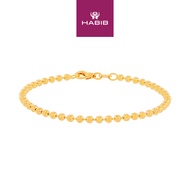 HABIB BEADS PLANET | Oro Italia 916 Yellow Gold Bracelet GW49830324(250) (22K Gold)