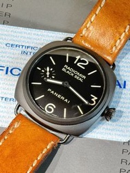 🧺洗衣街店🧺🌈🌈新返貨啦🌈🌈💳連出世卡及盒💳🖤🖤PANERAI Radiomri PAM00292🖤黑鋼款式🖤原裝黑色面🖤⚙️手動上鏈機芯⚙️ 45mm 連原裝黑鋼針扣🩶KCB1651（旺角洗衣街店）