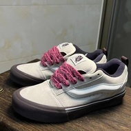 【จัดส่งฟรี】Vans Knu-Skool VR3 LX รองเท้าขนมปัง Low-Top Retro Vulcanized Casual Sports Canvas Shoes