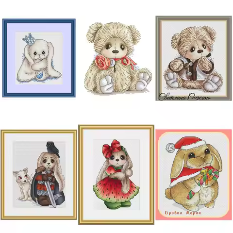3.39USD top selling Cross Stitch Kit Embroidery hoop Homfun Craft counted Christmas Decorations Need