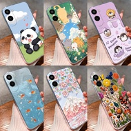 For Xiaomi Poco C85x C81 C95 Pro Phone Case Art Romantic Cartoon Flowers Soft Silicone Clear Shell F