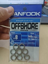Split RING VANFOOK OFFSHORE RING OR-H 3(70LB) 4(120LB) 5 (150LBS) 6 (220LB) 7 (260LBS) 8 (360LBS) 9(