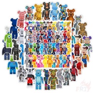 100Pcs/Set ❉ Bearbrick Series A Stickers ❉ Cartoon Character Cosplay DIY Fashion Mixed Waterproof Doodle Decals Stickers