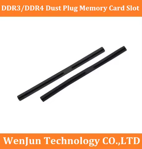 DDR5 Dust Plug Memory Card Slot Sealing Plug DDR4 Rubber Strip DDR3 Protective Cover For Desktop Com