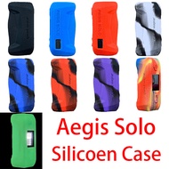 【Aegis Solo】 Silicone Texture Skin Case For Aeg1s Solo Rubber Shield Sleeve Soft Wrap Protective Cover