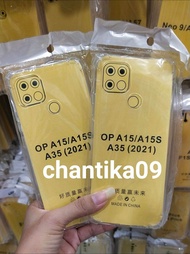 Silikon Anti Crack Oppo A15 A15S/ Case Pelindung Hp Anti Crack Bening Oppo A15S