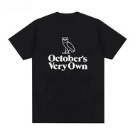 2026NEW2025 Summer New OVO T-shirt Drake Tee Printed Graphic Fashion Casual High Quality Breathable 