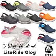 Crocs LiteRide Clog (50 colours Available To Choose &amp; Fastest Delivery) จัดส่งไวจัดส่งทุกวัน รองเท้าหัวโต รองเท้าแตะแบบลำลองมีสายรัดซน รองเท้าเพื่อสุขภาพ รองเท้านิ่มๆ รองเท้าเบา  รองเท้าผู้หญิง รองเท้าผู้ชาย  Women's Shoes Men's Shoes sandals