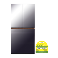 (Bulky) HITACHI R-GWC670TS-XM 6 Door Refrigerator(525L)(Energy efficiency Class 3)