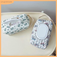CONG Baby Wipes Dispenser Quilted Wipe Holder Dustproof Wipes Case Printed Pattern Wipes Box Keep Wi