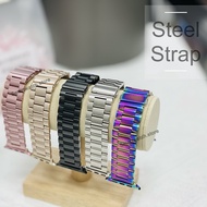 W27 W28 W68 DT8 Ultra Colorful Stainless Steel Metal Strap for Watch Fashion Watch Band 42 44 45 49m