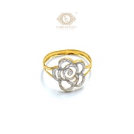 SABIHAHGOLD Ring Fashion 916/22K Original Gold (GR0002354)