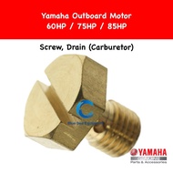 Original Carburetor Drain Screw for E60J / 75HP / 85HP Yamaha Outboard - 6H3-14992-00