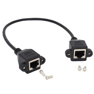 30cm/60cm Cat6 Ethernet Extender RJ45 8p8c Female to Female Extender Cable Ethernet FTP Shielded Int