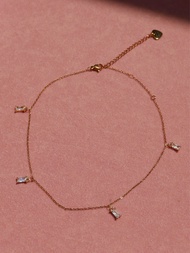 Valleydarley - สร้อยคอแสตนเชสชุบทอง Stargazing 14k gold plated Necklace