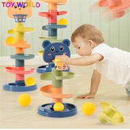 5 Styles Baby Toys Ball Rolling Tower Rolling Ball Pile Tower Early Educational Toy For Baby Toys Ro