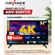 Advance Televisi 32 inch Smart LED TV - ADV-3202A - Android 12.0 - HD - Voice Search/Google Play/Netflix/YouTube - WiFi/HDMI/USB/Bluetooth