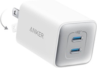 Anker USB C Charger 47W 523 Charger (Nano 3) 2 Port Compact Foldable GaN Fast Charger for iPhone 15/