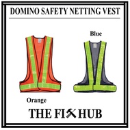 【DOMINO SAFETY VEST】Reflective Safety Vest High Visibility Safety Sleeveless