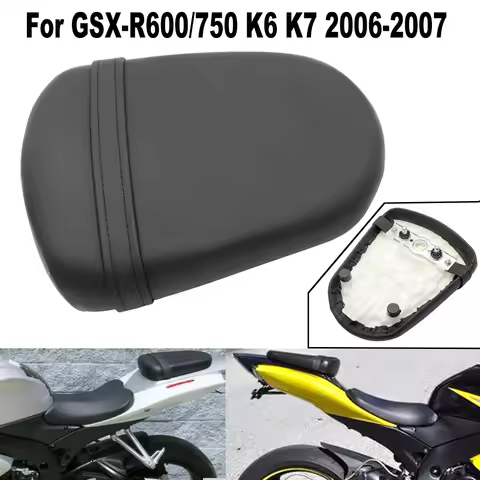 Rear Seat Passenger Seat Pillion Cushion For Suzuki GSX-R 600 750 GSXR 600/750 K6 K7 2006-2007 -Repl