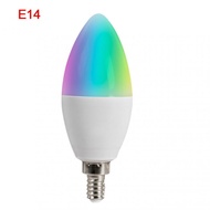 Tuya Zigbee 3.0 Art Bulb E12/E14 RGBCW 5W LED Dimmer Lamp Voice Control Works With Alexa Google Home