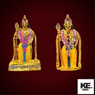 Murugan Colorful Statue with Stone Works and Colorful Coated/KE9293