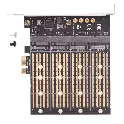 SA3034M NVME M.2 to PCI-E 1x Expansion Card Desktop PC 2230/2242/2260/2280 Part