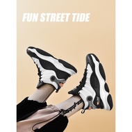 Iverson/Iverson Autumn Winter Life Basketball Shoes Lace-Up Shock Absorption White Red Casual Sports